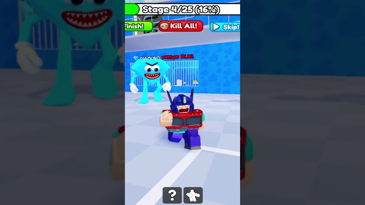 Чейз, сердито улыбается, но его поймали! Форма бриллианта #Roblox