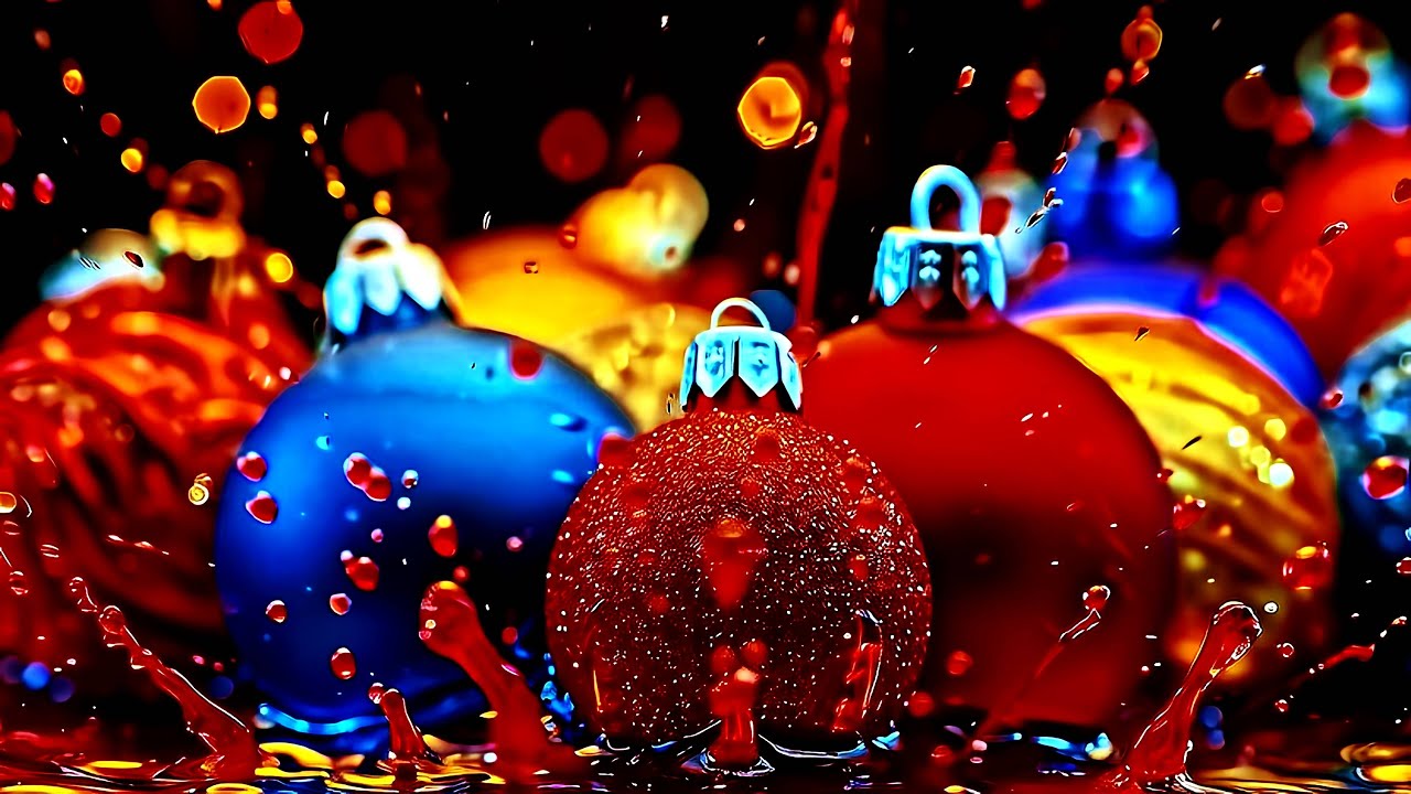Cozy New Year Ambience 2026 &bull; Balls 4K Screensaver