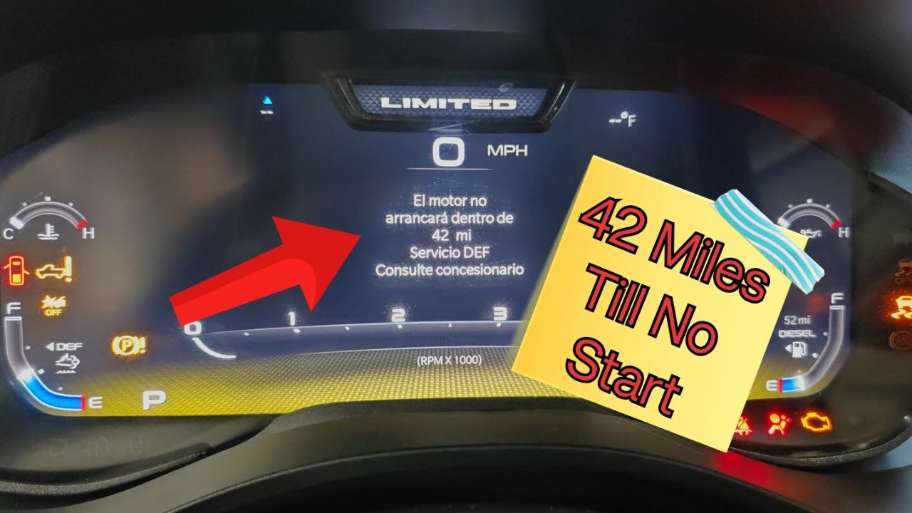 2023 Dodge Ram 3.0l 1500 Eco Diesel - Will Not Start In So Many Miles!