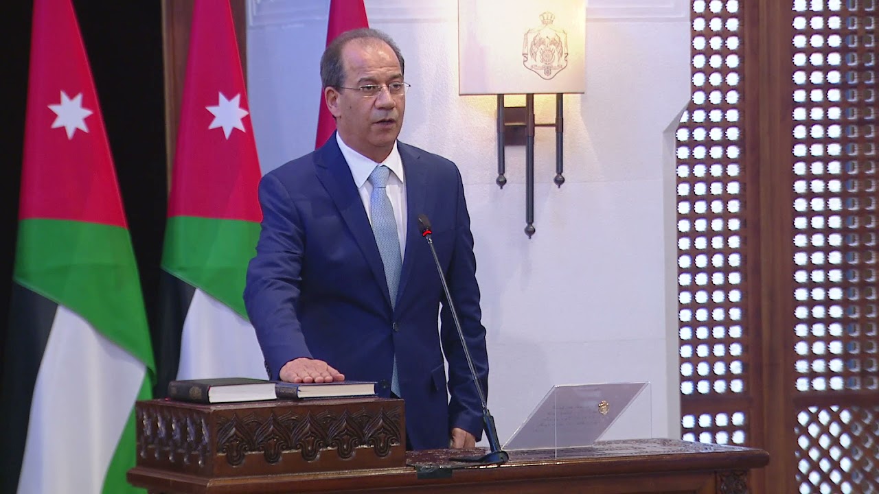 الوزراء الجدد يؤدون اليمين الدستورية أمام جلالة الملك عبدالله الثاني في قصر الحسينية