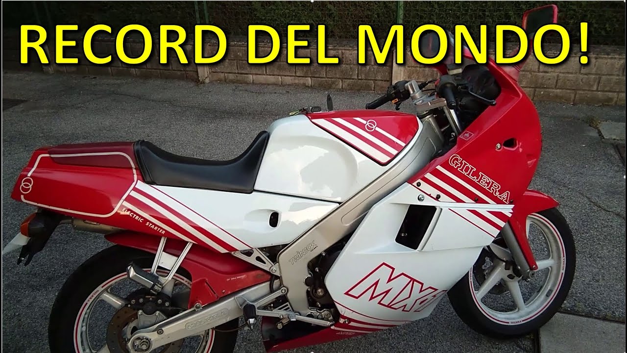 Gilera MX1 - 4 record del mondo!