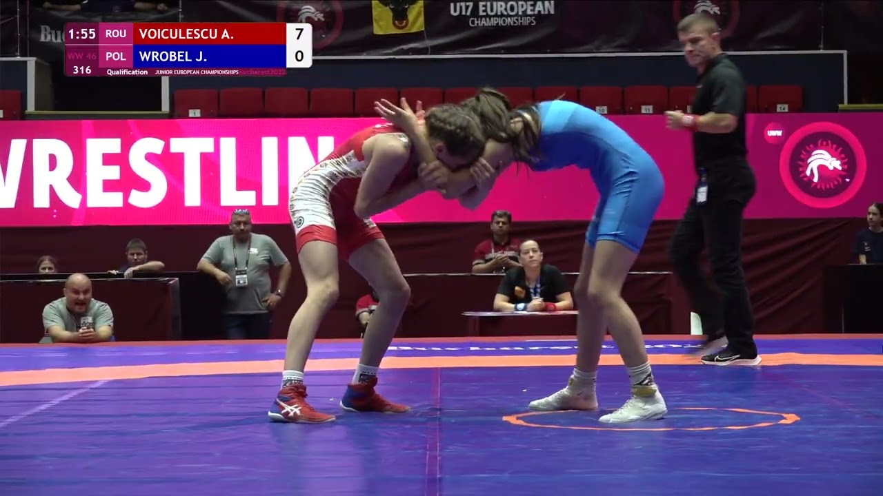 Qual. WW - 46 kg: A. VOICULESCU (ROU) v. J. WROBEL (POL)