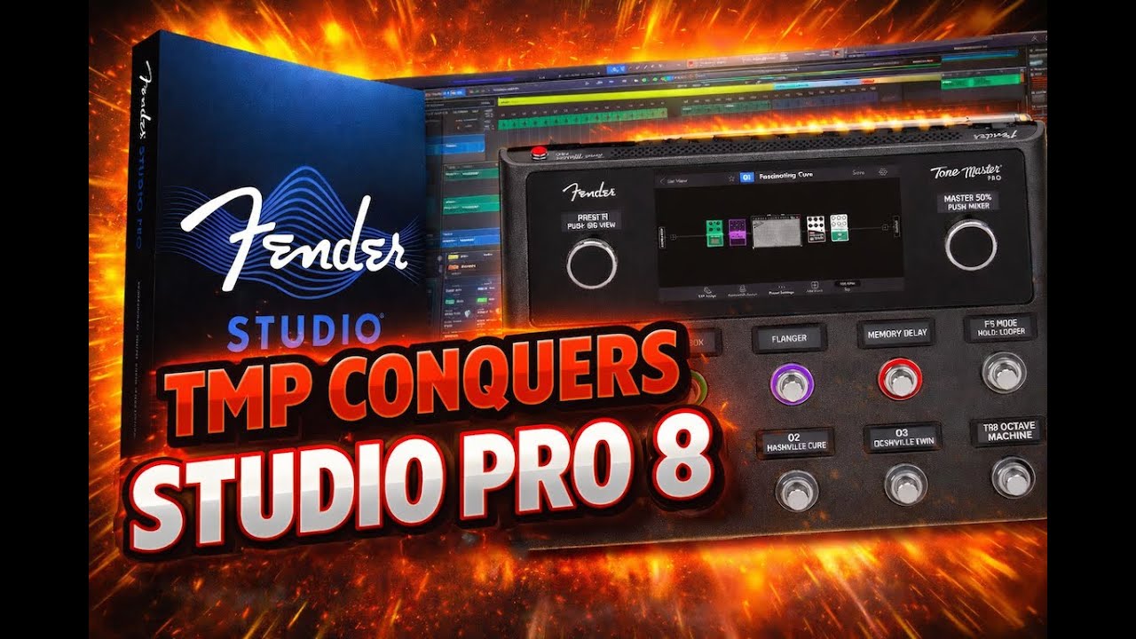 Fender Tone Master Pro - USING THE TMP TO CONTROL STUDIO PRO 8!