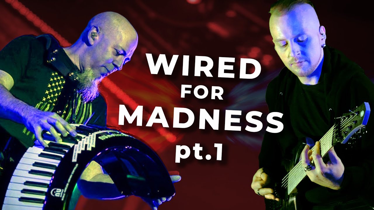 Wired For Madness pt.1 by Jordan Rudess | John Petrucci Solos + GTR & BASS Playthrough