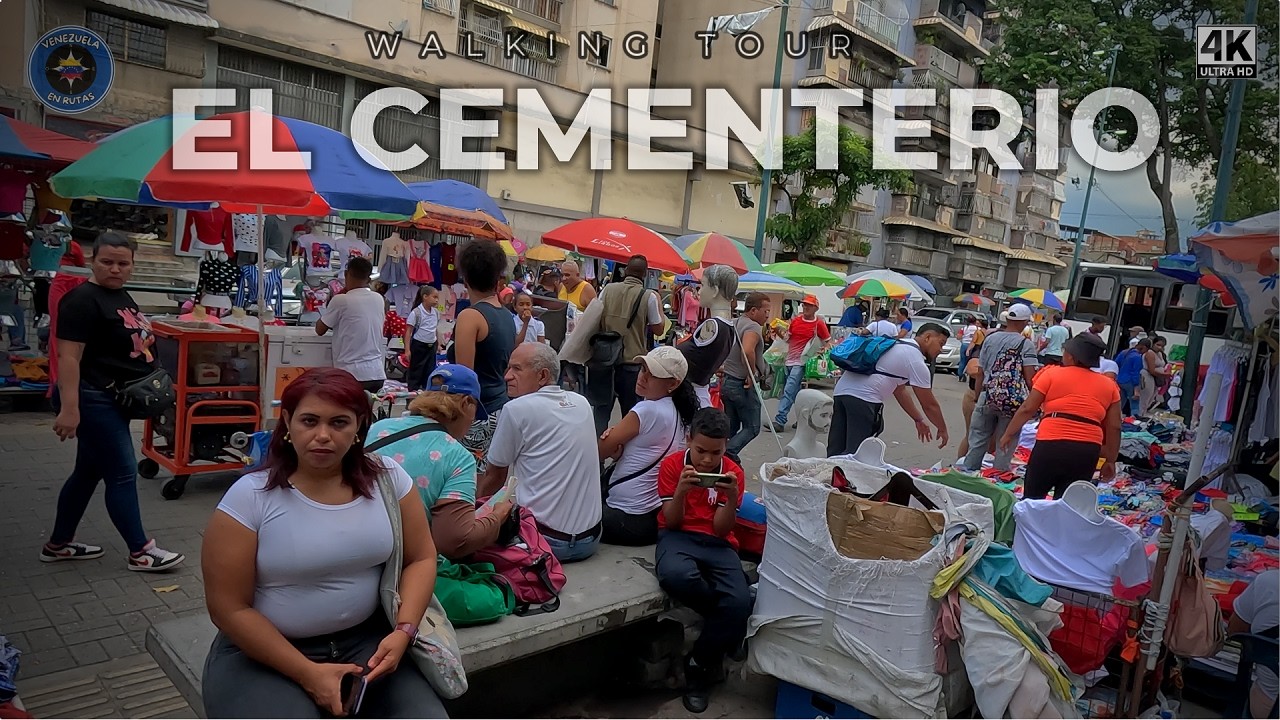 🇻🇪 | Mercado El Cementerio: El Corazón Comercial de Caracas en un Tour a Pie. | VENEZUELA | 2024 |