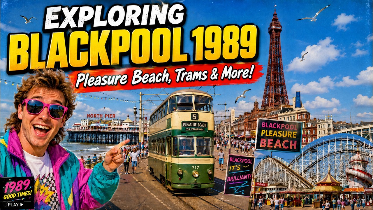 Exploring  Blackpool: Pleasure Beach, Trams, and More