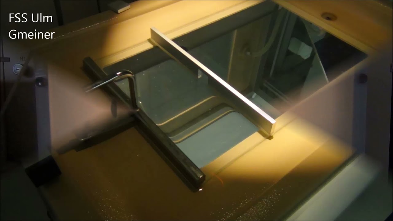 Wellenwanne: Experimente zu HUYGENS