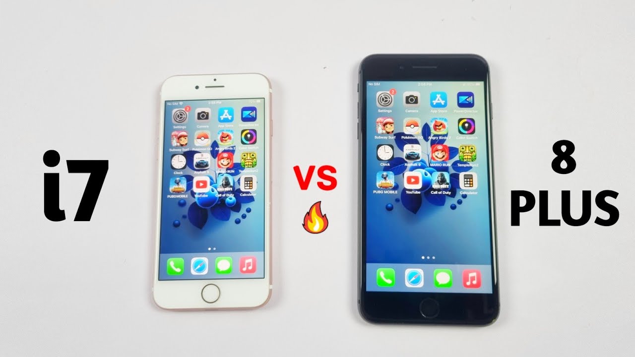 iPhone 7 против iPhone 8 Plus &mdash; тест скорости!!