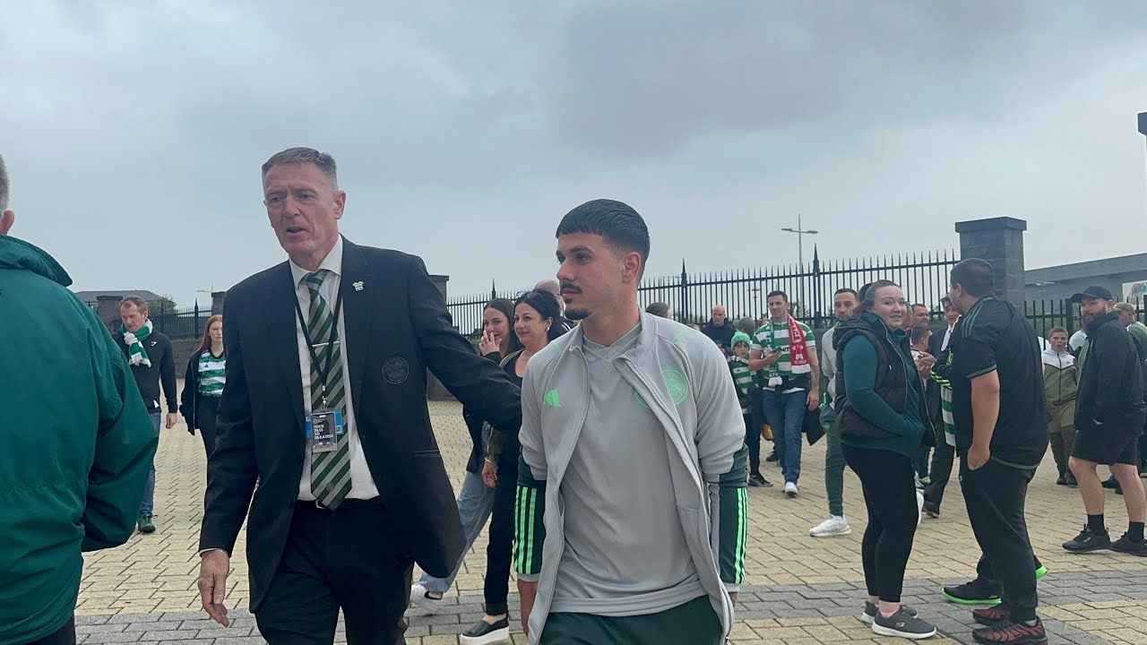 Marco Tilio ARRIVING BEFORE THE CELTIG V Athletic Club GAME !!!