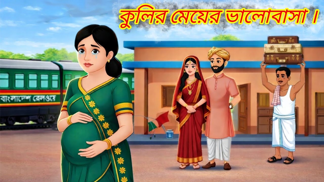 গর্ভবতী কুলির মেয়েকে ফেলে দিলো পাষণ্ড স্বামী! শেষে যা হলো দেখে চোখে জল আসবে | Bangla Moral Story