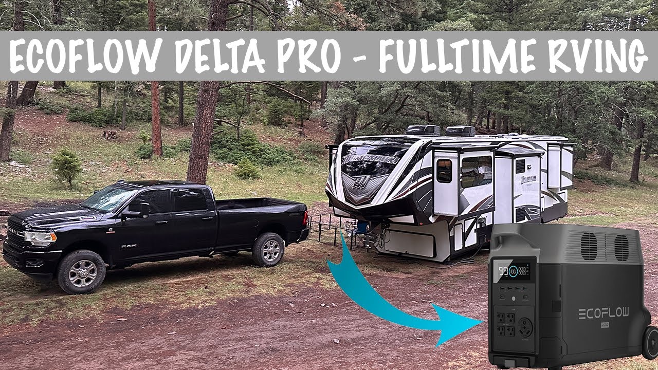 EcoFlow Delta Pro RV Solar Setup - Boondocking Fulltime