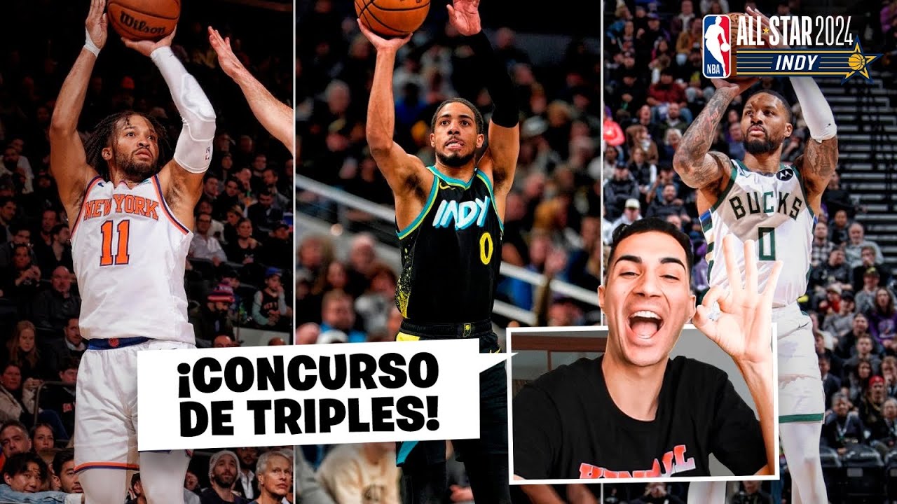 REACCIONANDO AL CONCURSO DE TRIPLES DEL ALL-STAR 2024! ¿Quien es el mejor triplista de la NBA?