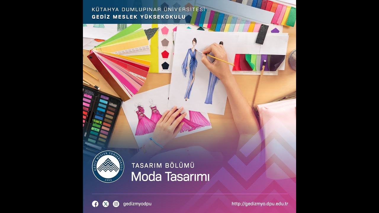 #TercihimDPÜ Gediz Meslek Yüksekokulu #Moda Tasarımı Programı Tanıtım Filmi (#YKS2024 #TYT2024)