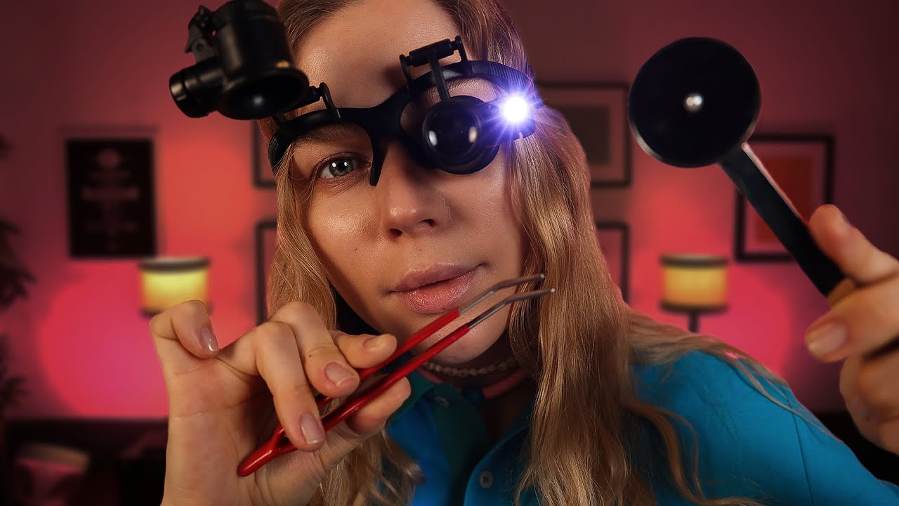 Fast ASMR Doctor Roleplay Combo 👁️👂🦷 Eye, Ear & Dental Exam for Instant Relaxation
