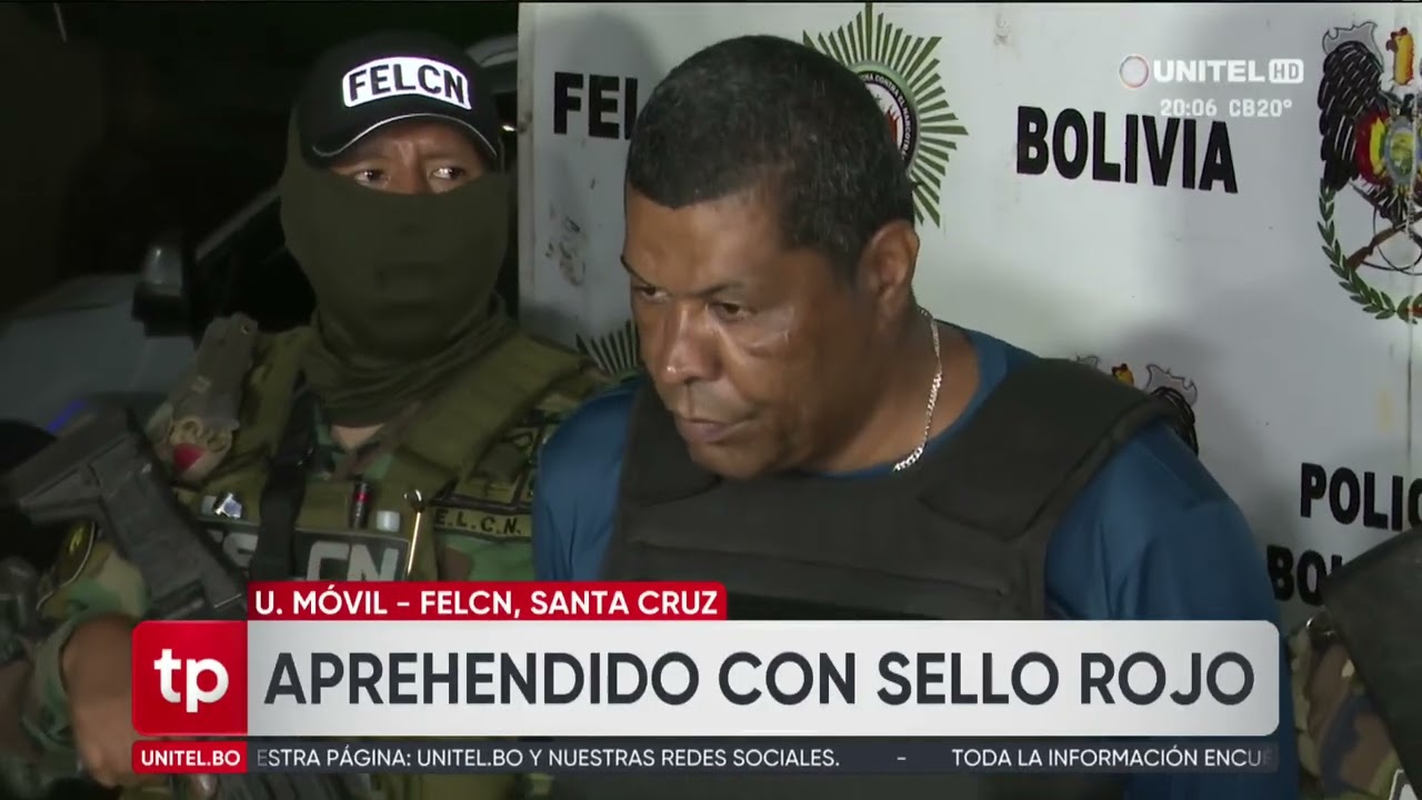 Felcn capturó a dos ciudadanos brasileños vinculados al narcotráfico y con sello rojo de Interpol