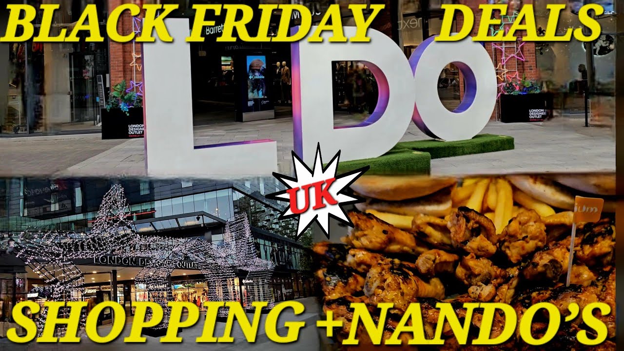 Скидки на Чёрную пятницу в London Designer Outlet и Nando’s Feast! 🛍️🔥