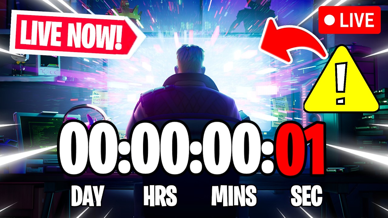 FORTNITE CHAPTER 7 SEASON 4 EVENT COUNTDOWN LIVE🔴 24/7 & Live Event!