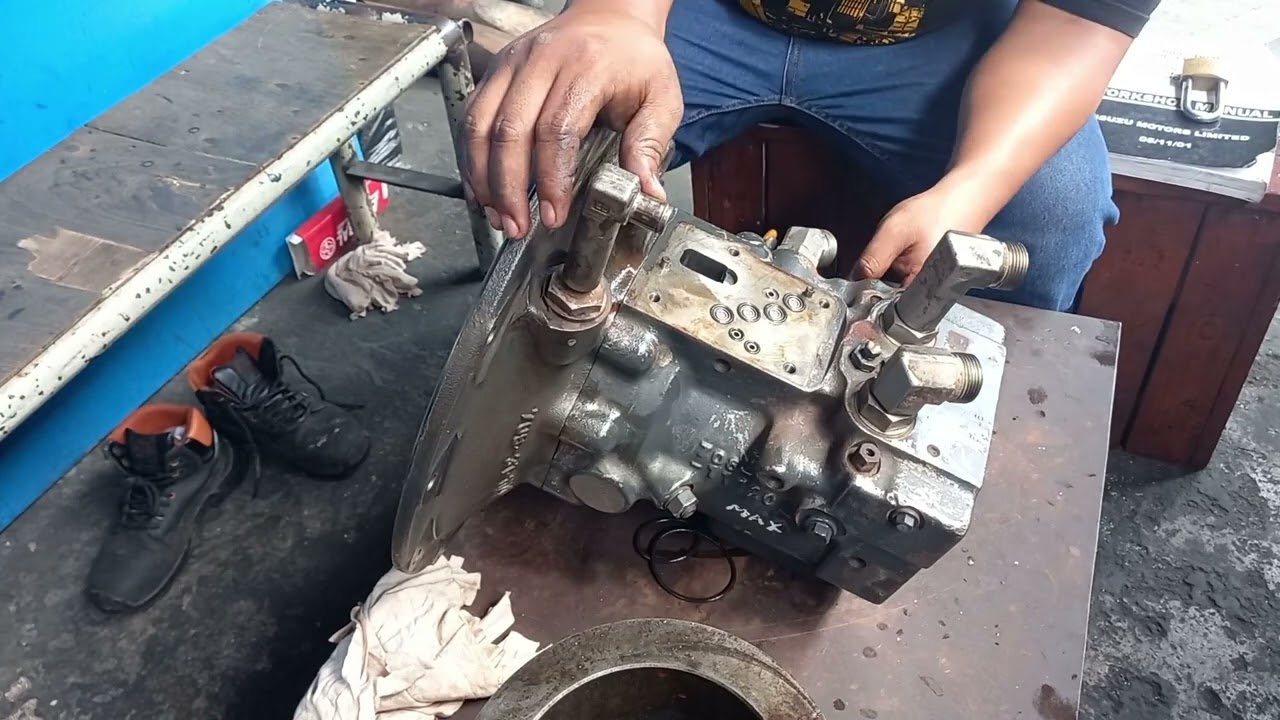 Assembly hidrolic main pump komatsu excavator pc 78