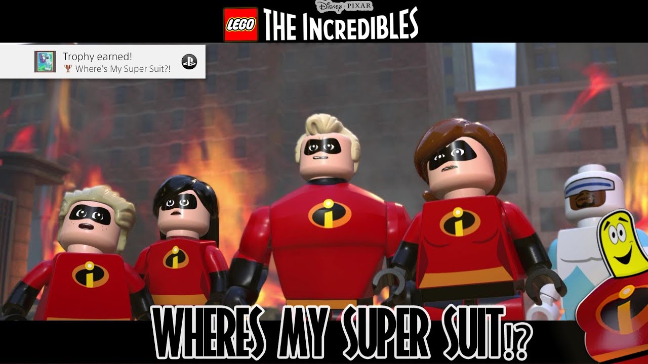 Lego The Incredibles: Where’s My Super Suit Trophy/Achievement - HTG
