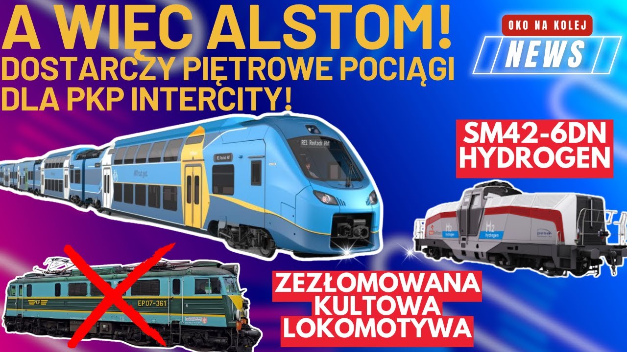Kasacja kultowej lokomotywy, Nowe pociągi dla ŁKA, i Kolei Mazowieckich, Wodorowa PESA na testach