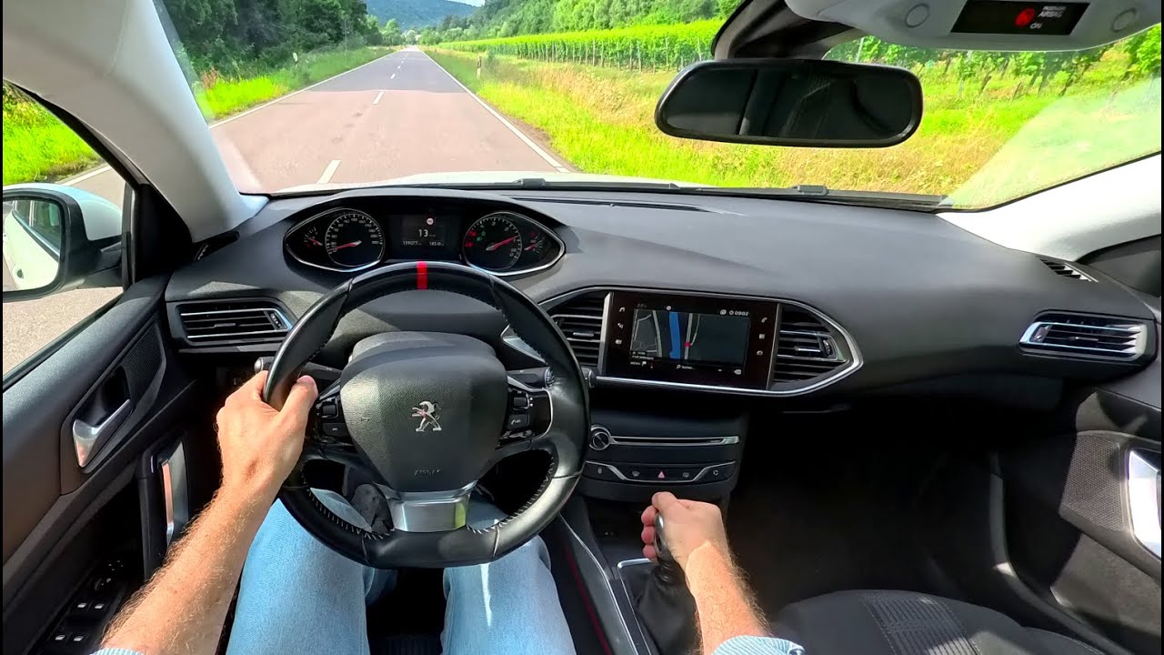 2017 PEUGEOT 308 II [1.6 - 120 HP] POV Test Drive 4K