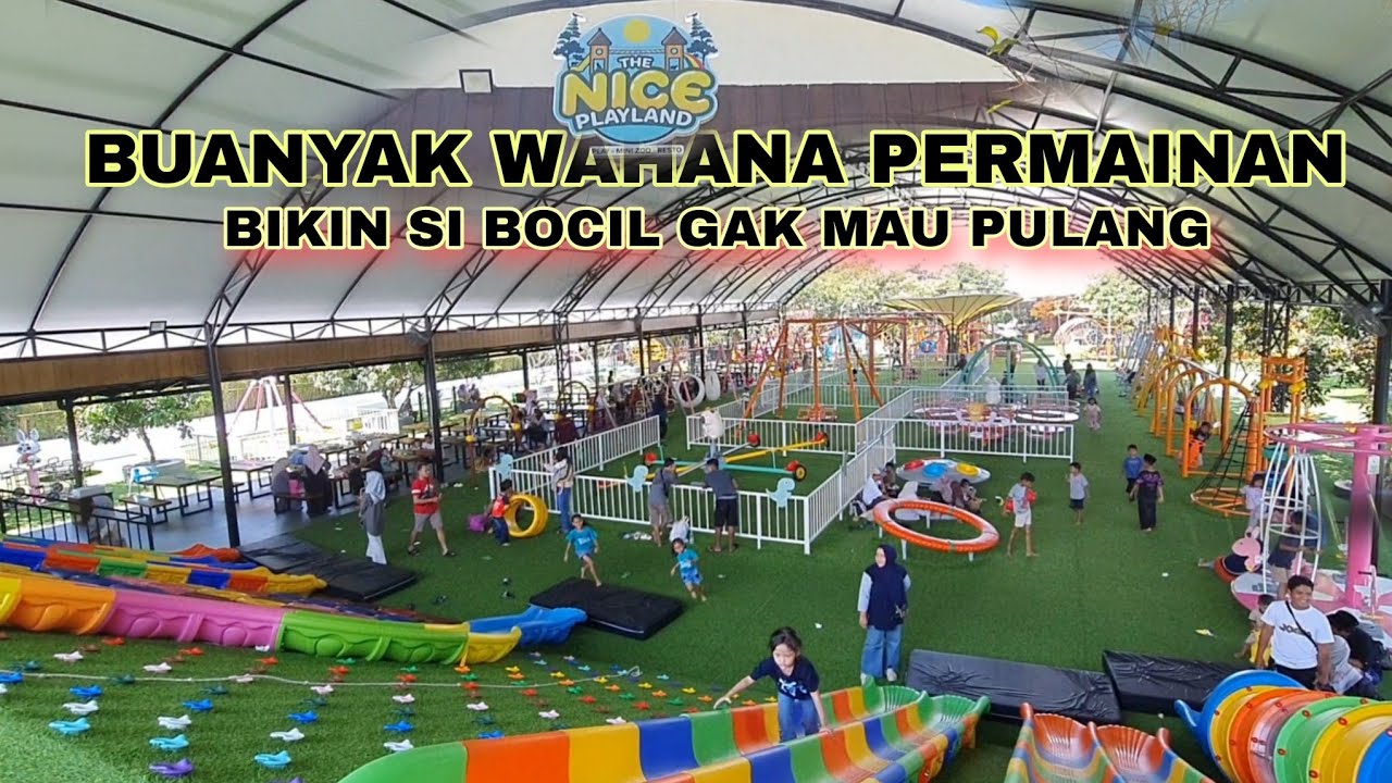 THE NICE PLAYLAND KUDUS  SURGANYA ANAK2 BANYAK PERMAINAN BIKIN BETAH