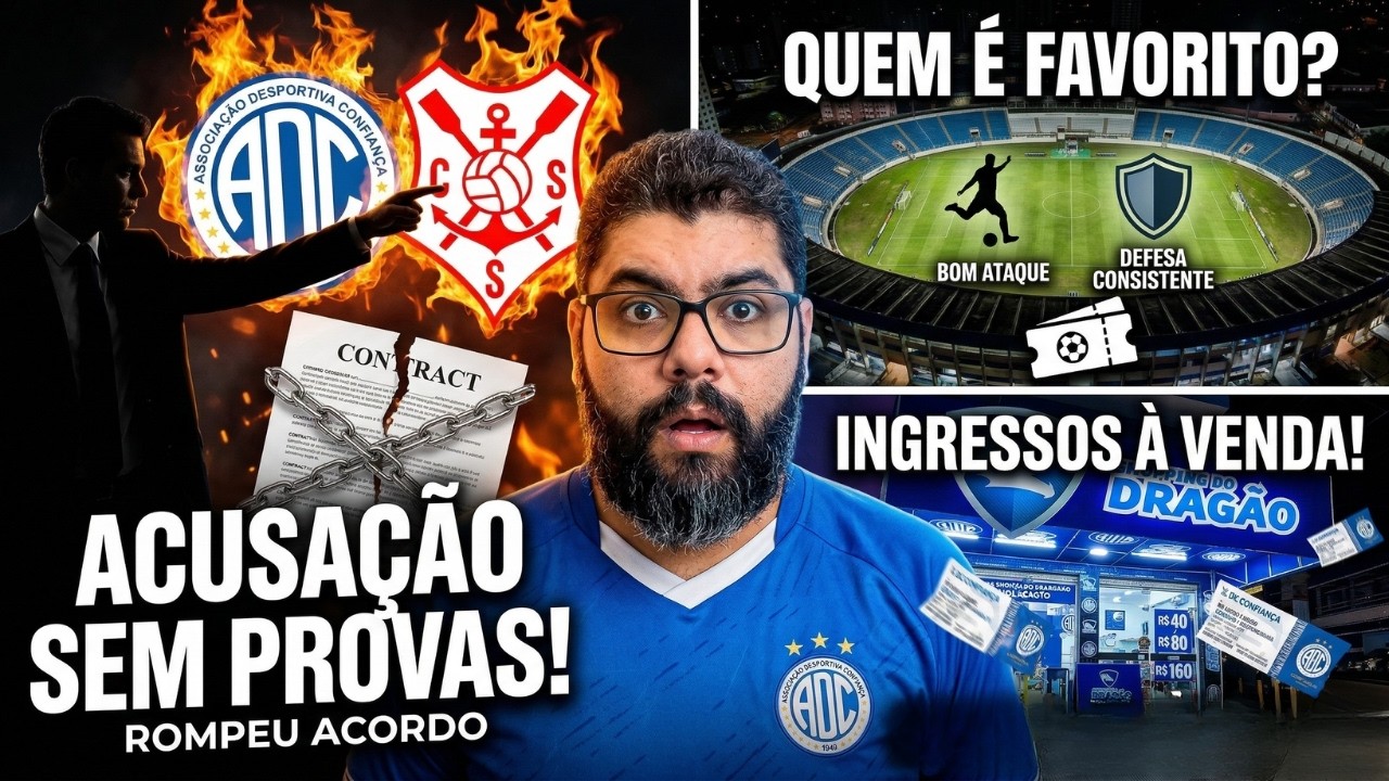 CONFIANÇA x SERGIPE: Bastidores Pegam Fogo Antes da Final do Campeonato Sergipano! 🔥