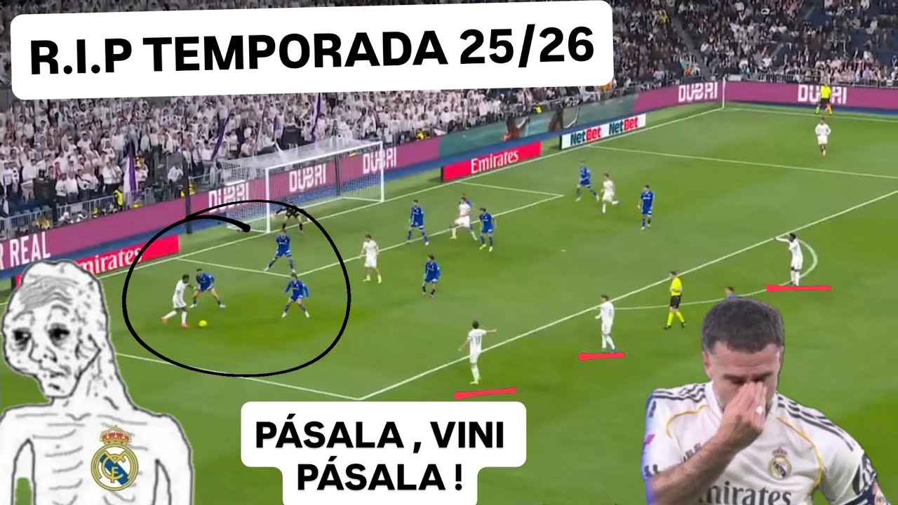 EVIDENCIA QUE LA TEMPORADA TERMINA EN MARZO . NADAPLETE 2.0 ! #realmadrid #futbol #laliga 