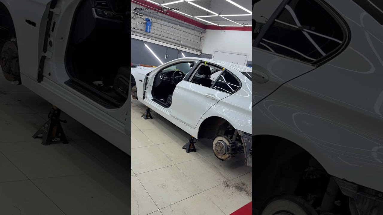 Большой комплекс работ по BMW F10 #royalcleaning #детейлингцентр #кузовнойремонтцены #ремонт #auto