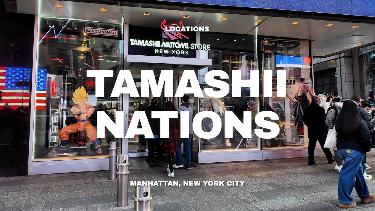 Store Tour: Tamashii Nation | Times Square's Newest Anime Store NYC