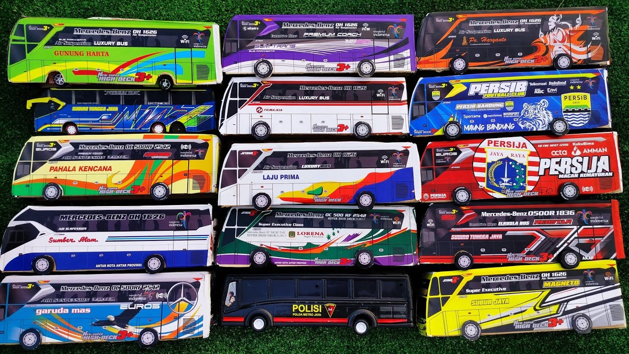 Bus Sudiro Tungga jaya (Draka) bus SJM RatuMaher, bus subur jaya, bus Garuda mas, bus pahala kencana