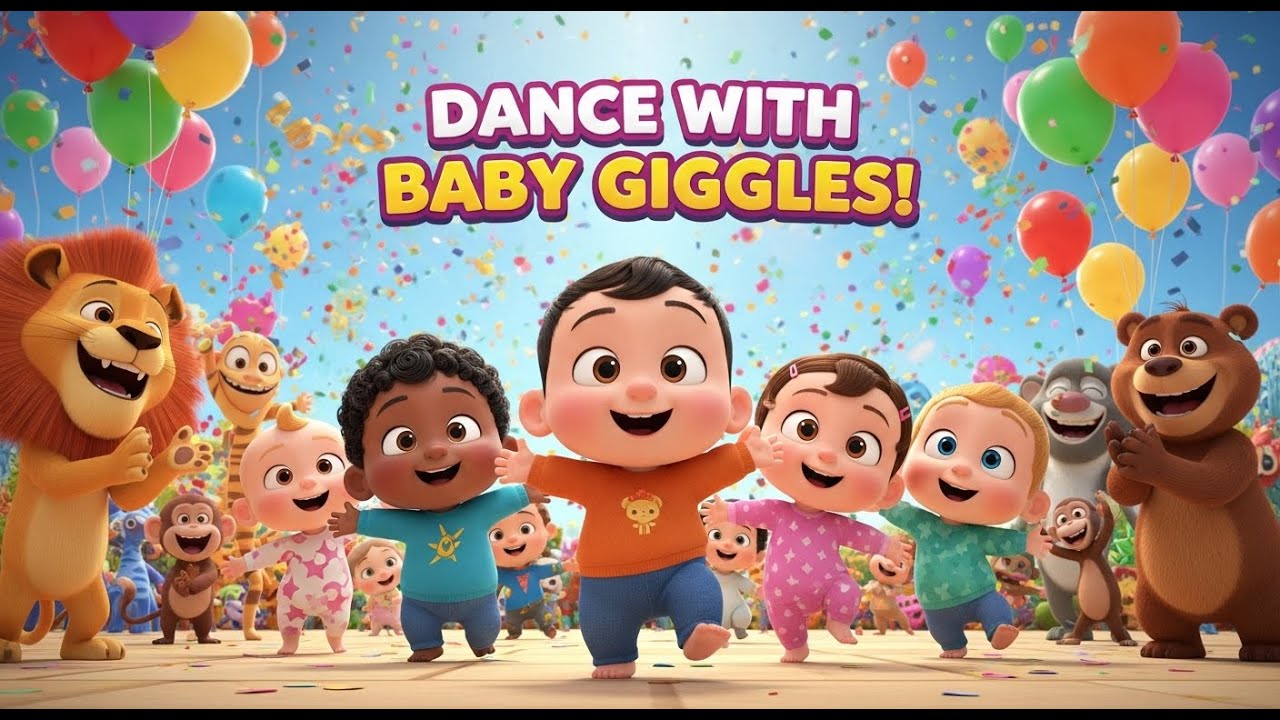 Dance with Baby Giggles 🎶 Fun Baby & Toddler Dance Song