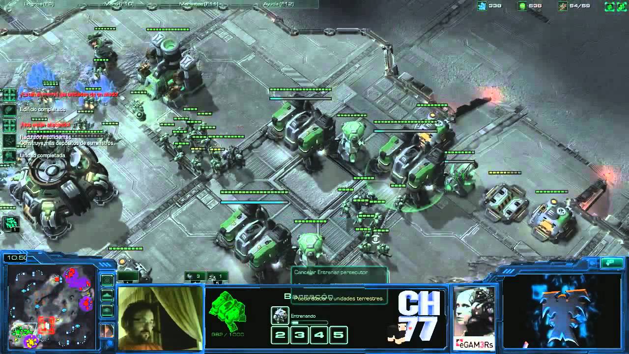 Starcraft 2 - LIVE 2.0 - Subimos a DIAMANTE - 2vs2 chincheto & milicua - FRAGMENTO STREAMING