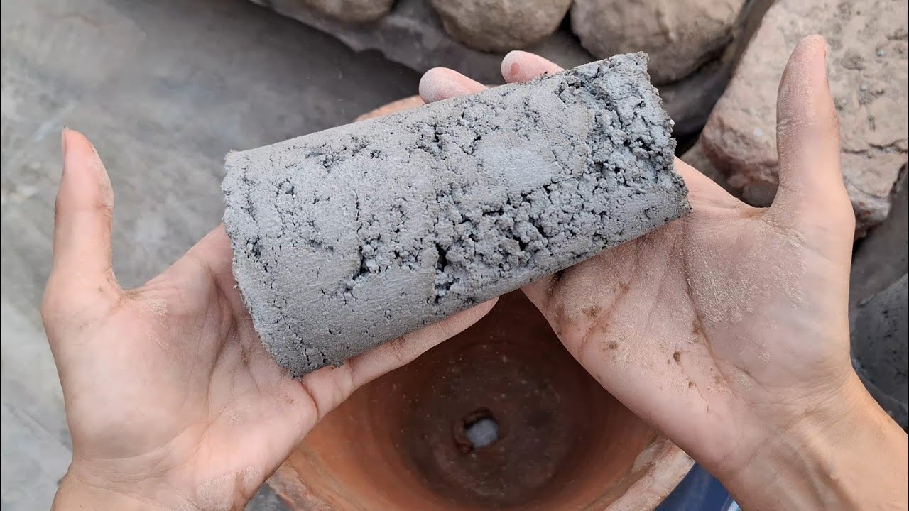 ASMR Different textuers dry clay pot crumbling edits oddly satisfying