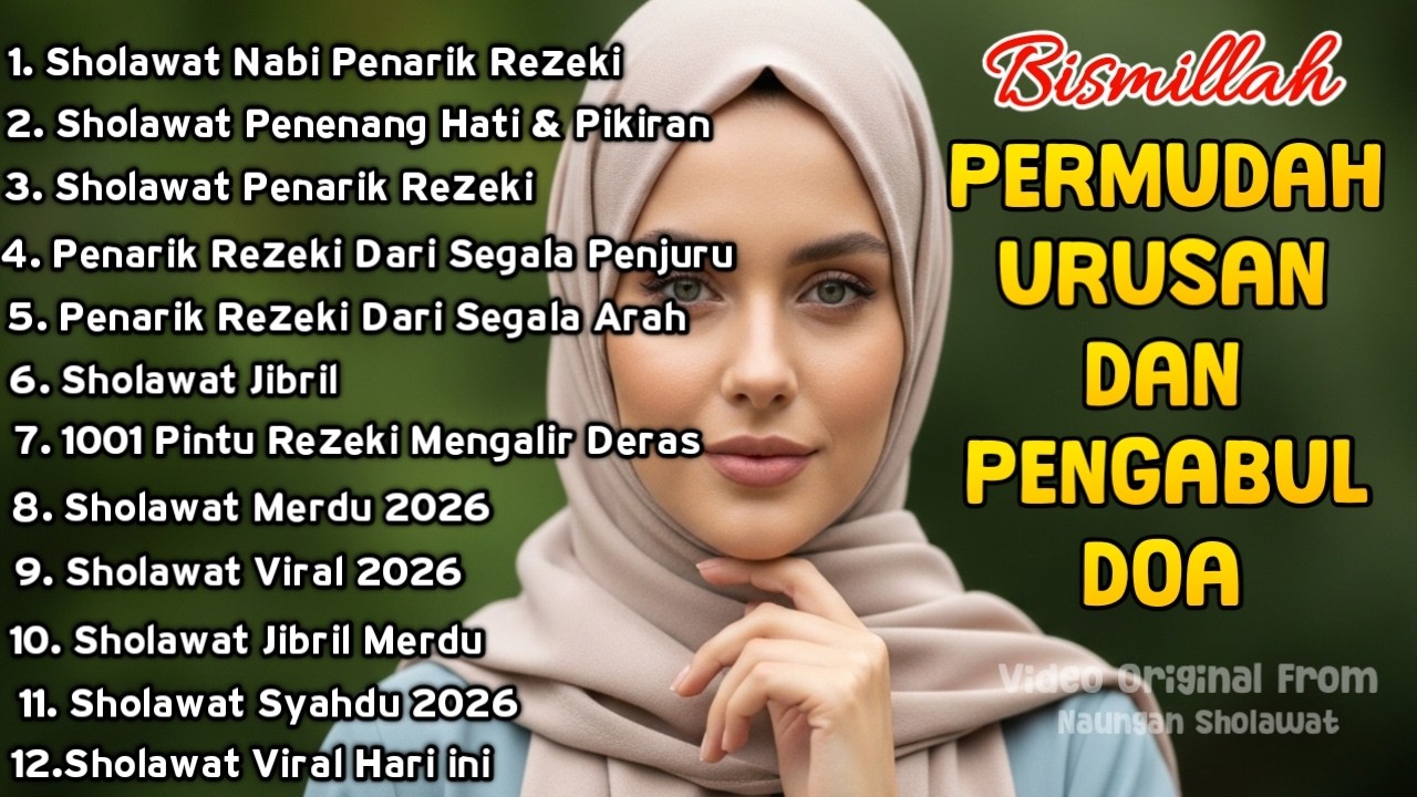 SHOLAWAT JIBRIL PEMBUKA PINTU REZEKI Astagfirullah SHOLAWAT NABI MERDU TERBARU 2026