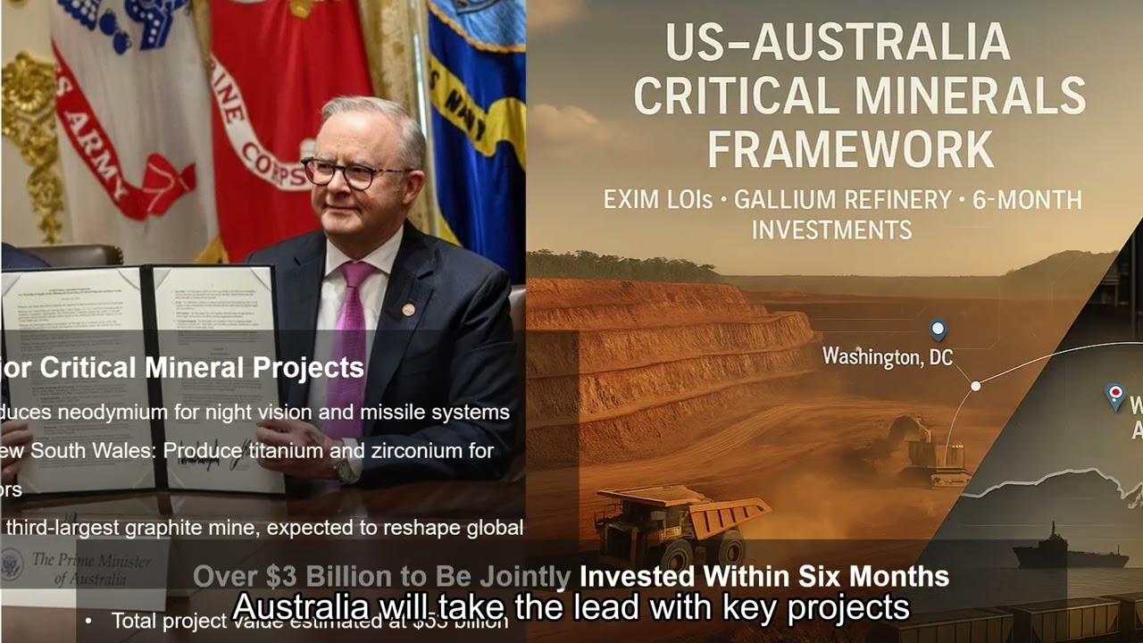 U.S.&ndash;Australia Critical Minerals Partnership Framework