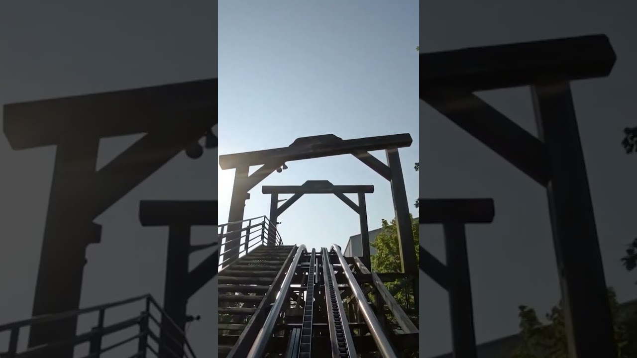 Adventure Express at Kings Island VERTICAL POV
