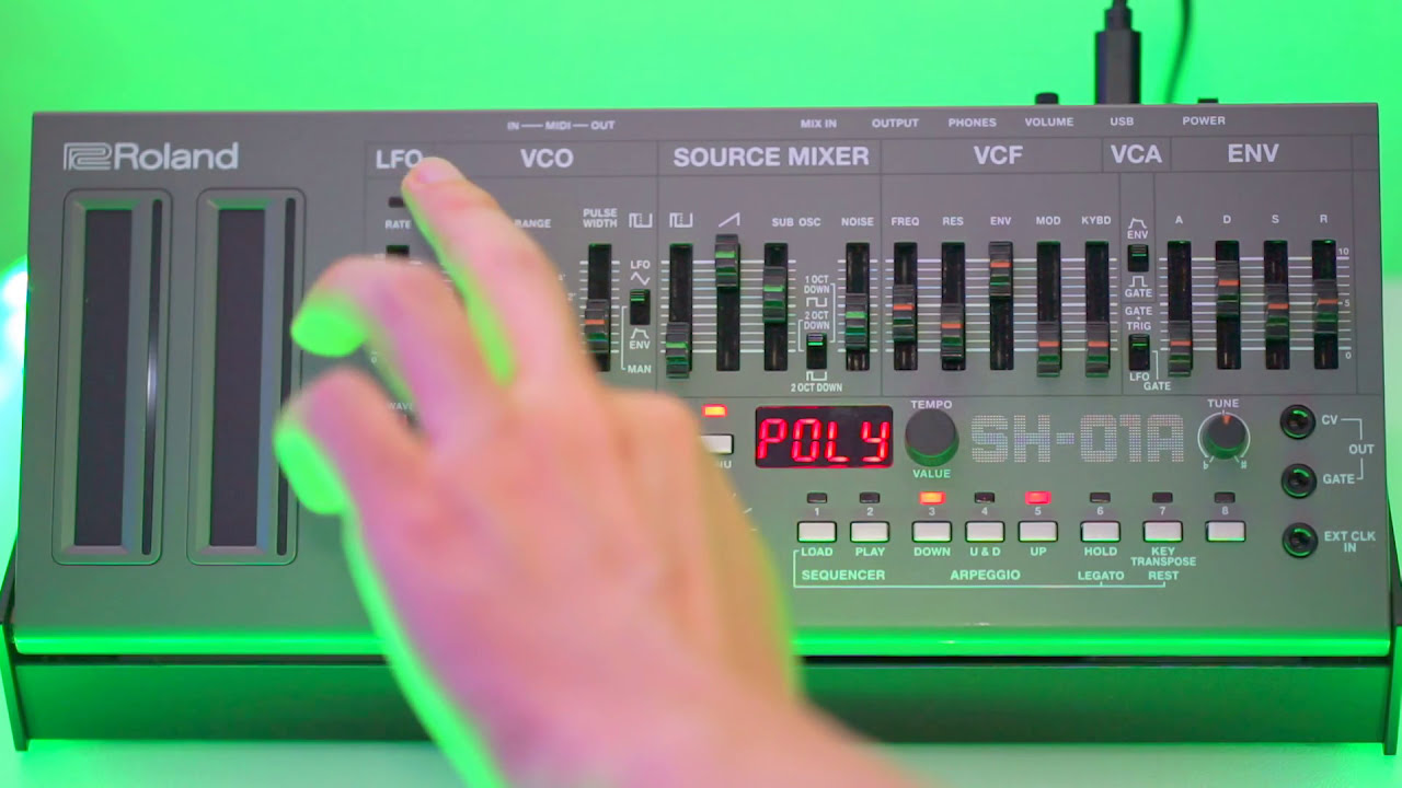 Roland Boutique SH-01a Polyphonic Demo