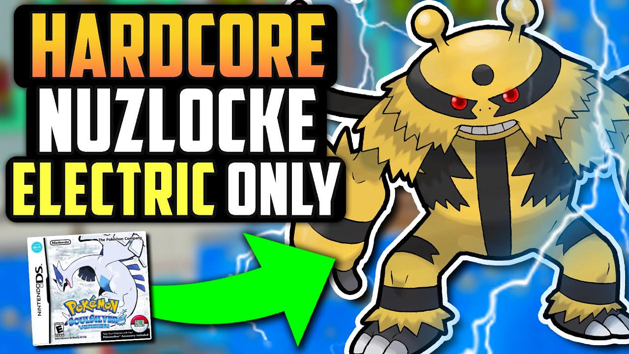МОГУ ЛИ Я ПОБЕДИТЬ ПОКЕМОНА SOULSILVER HARDCORE NUZLOCKE ТОЛЬКО ЭЛЕКТРИЧЕСКИМИ ТИПАМИ!? (Вызов по...