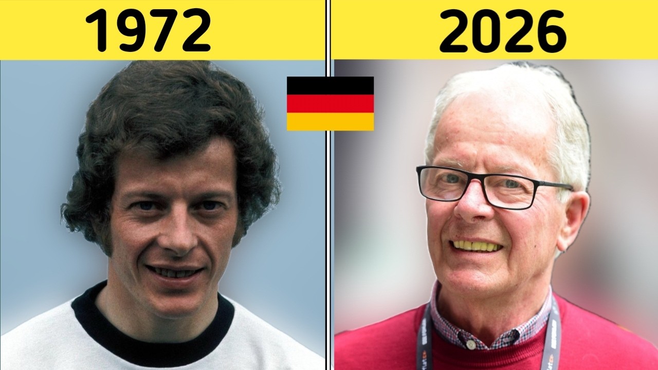 West Germany 🇩🇪 1972 Then and Now | UEFA Euro Champions Squad 1972 | Football Legends
