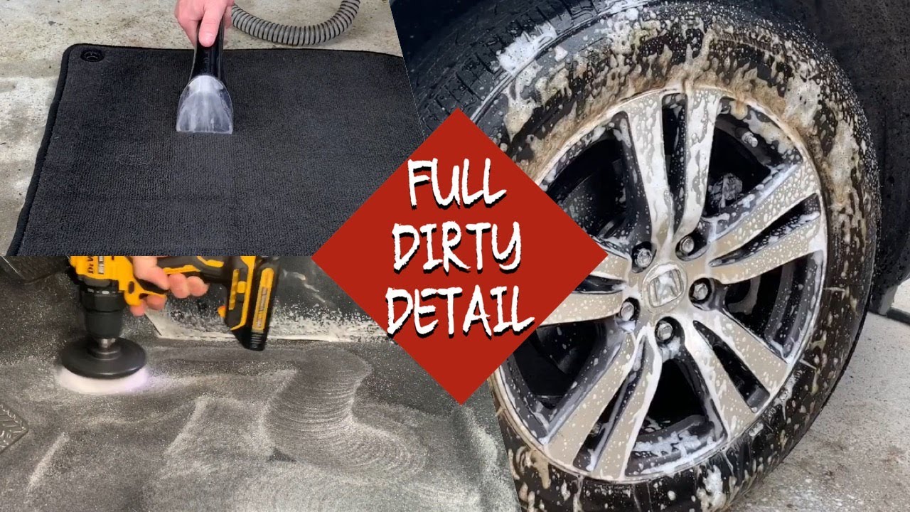 DIRTY CAR DETAILING | Satisfying Complete Car Interior Detail and Exterior Deep Clean