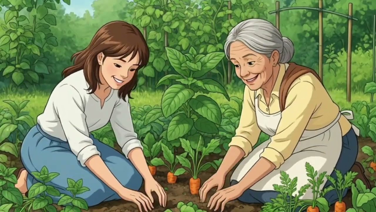 A Quiet Day with Grandmother | A Ghibli-Inspired Peaceful Life