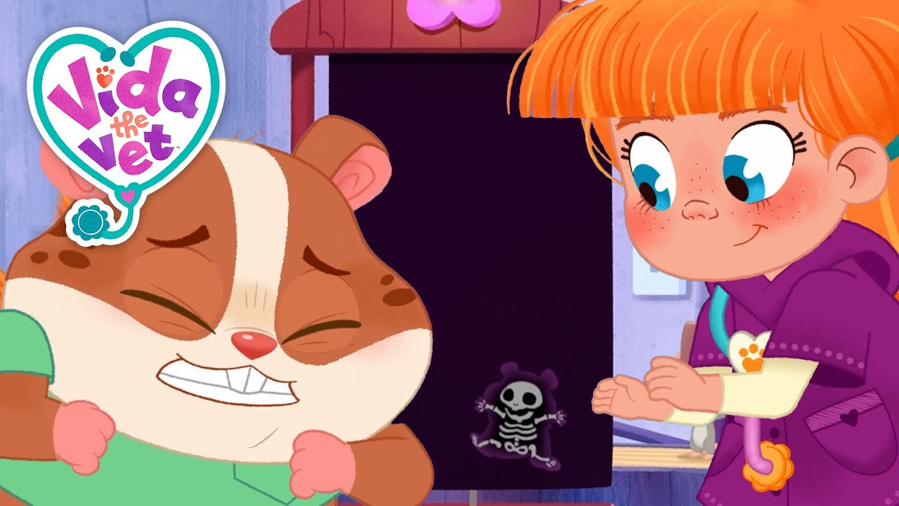 Popcorn Breaks The X-Ray Machine + More | Vida The Vet | Animal Cartoons for Kids