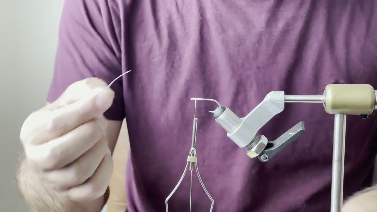 Tying in a Single Post Weed Guard on a Fly