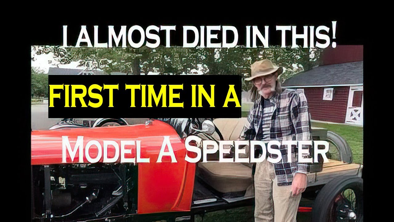 I almost Died In My First Ride in a 1929 Ford Model A Speedster!