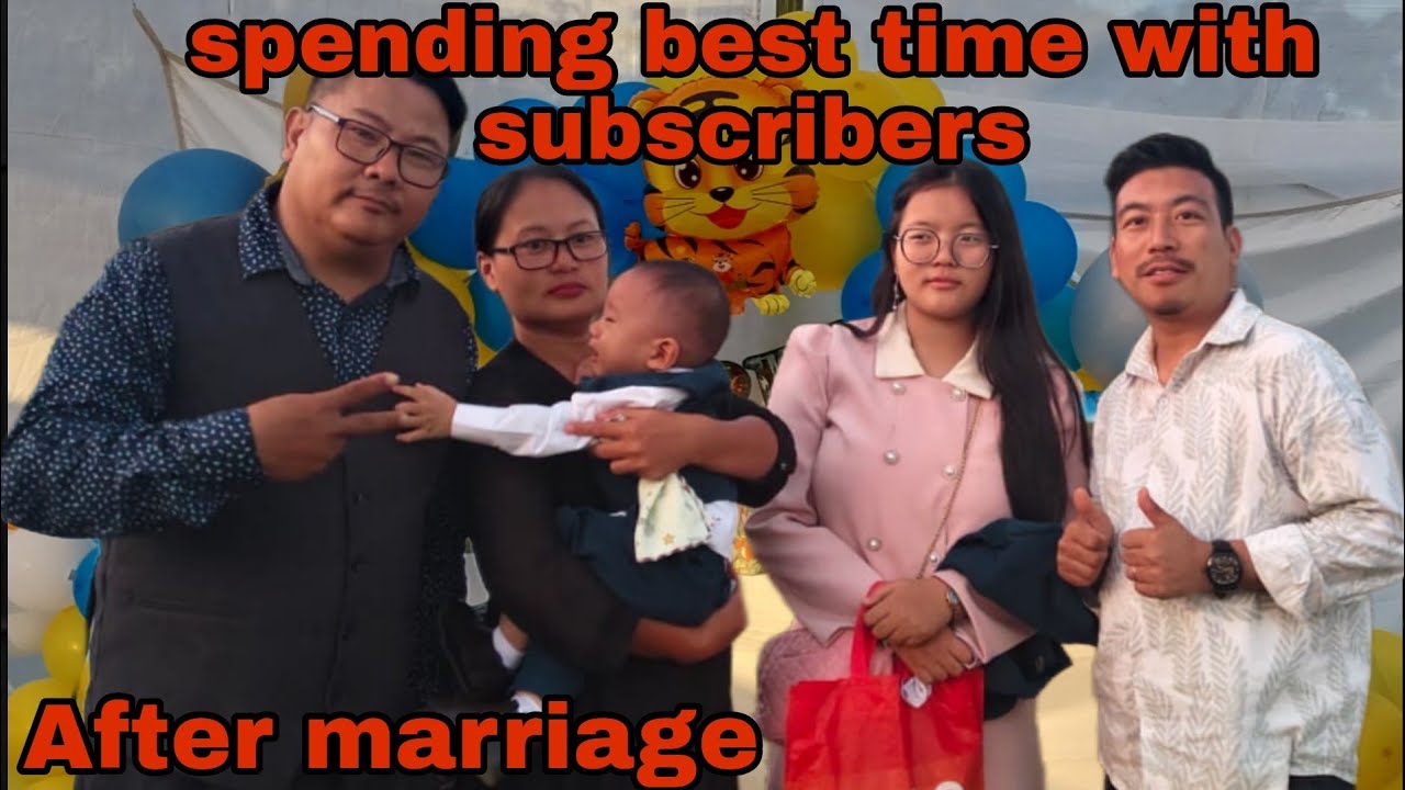 Spending quality time after marriage. 