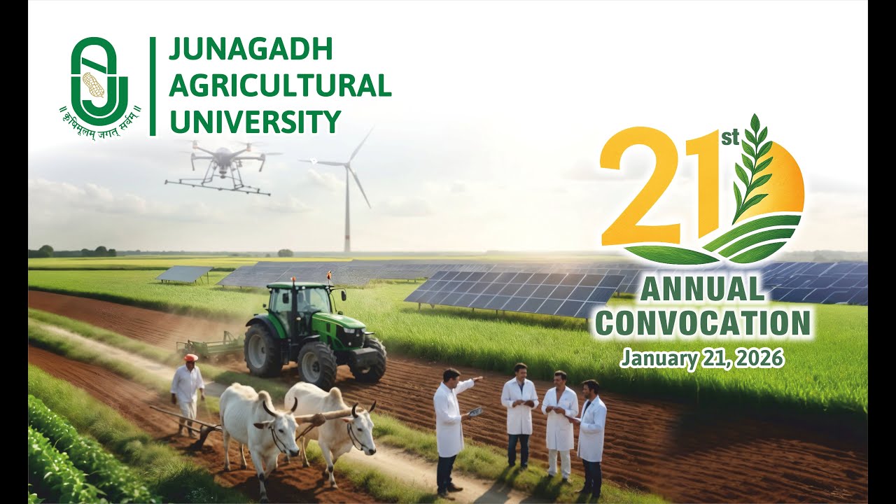 21st Annual Convocation of Junagadh Agricultural University (JAU)