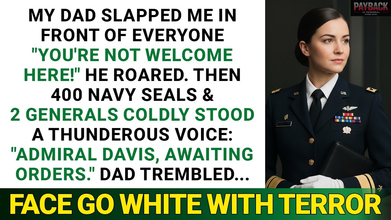 My Dad Humiliated Me in Front of Everyone — Then 400 SEALS & 2 Generals Rose To Their Feet For Me