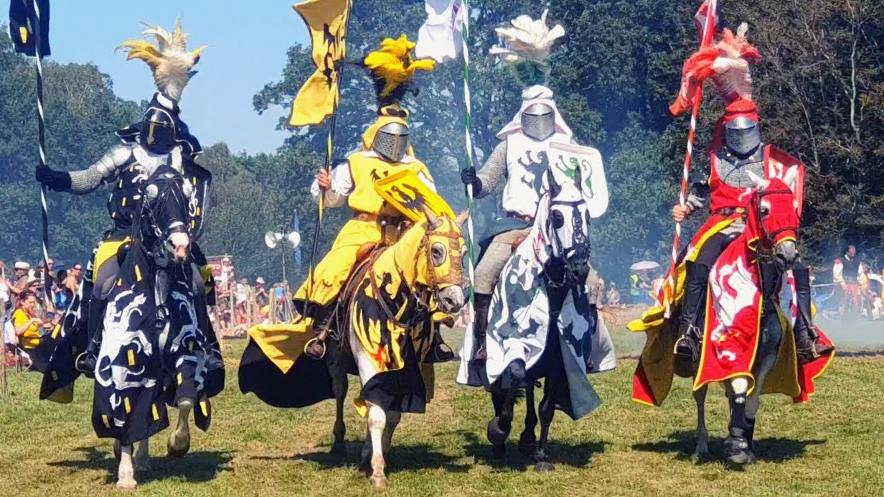 Renaissance Faire and Jousting at Herstmonceux, UK