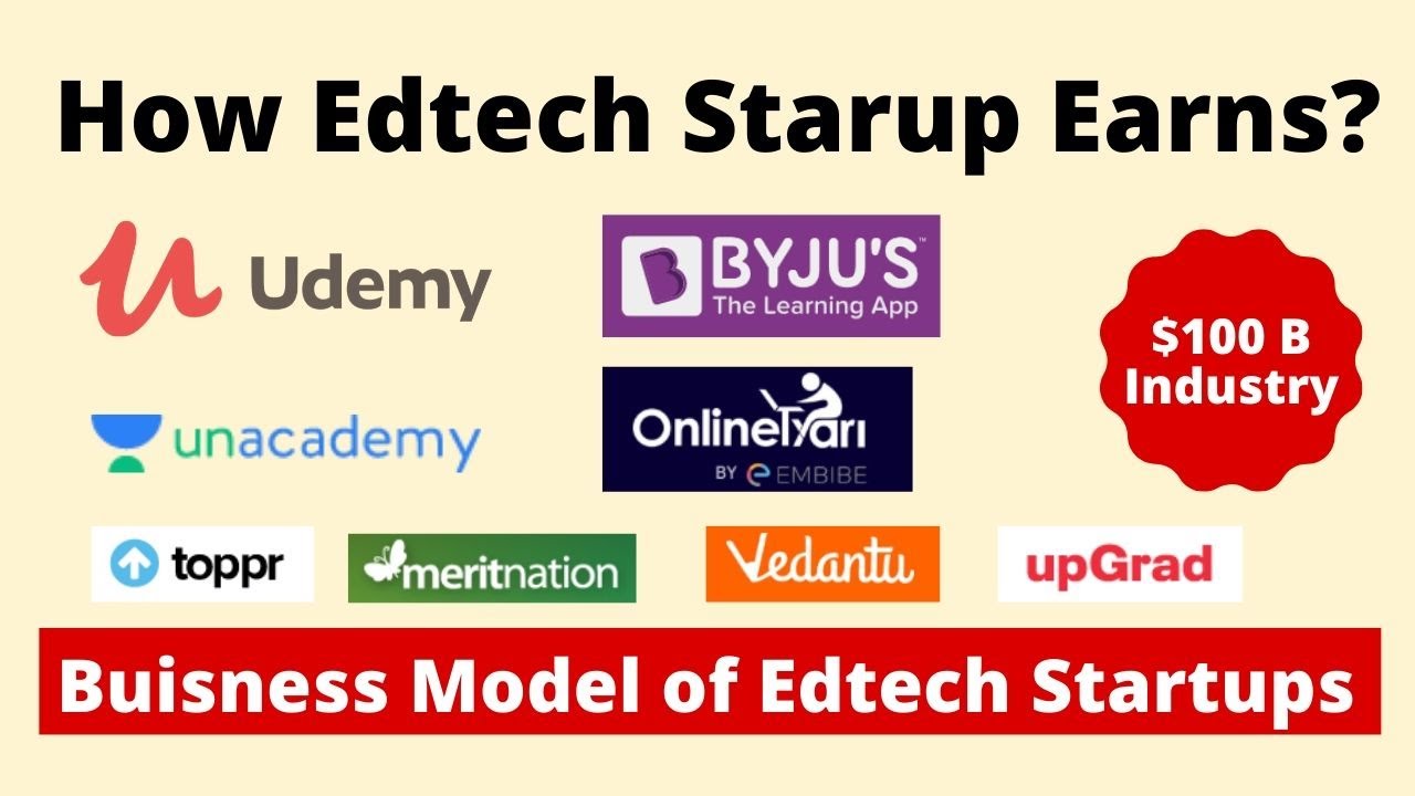 How Edtech Startup Earns?  Business Model of OnlineTyari,  Udemy, Byjus & Unacademy